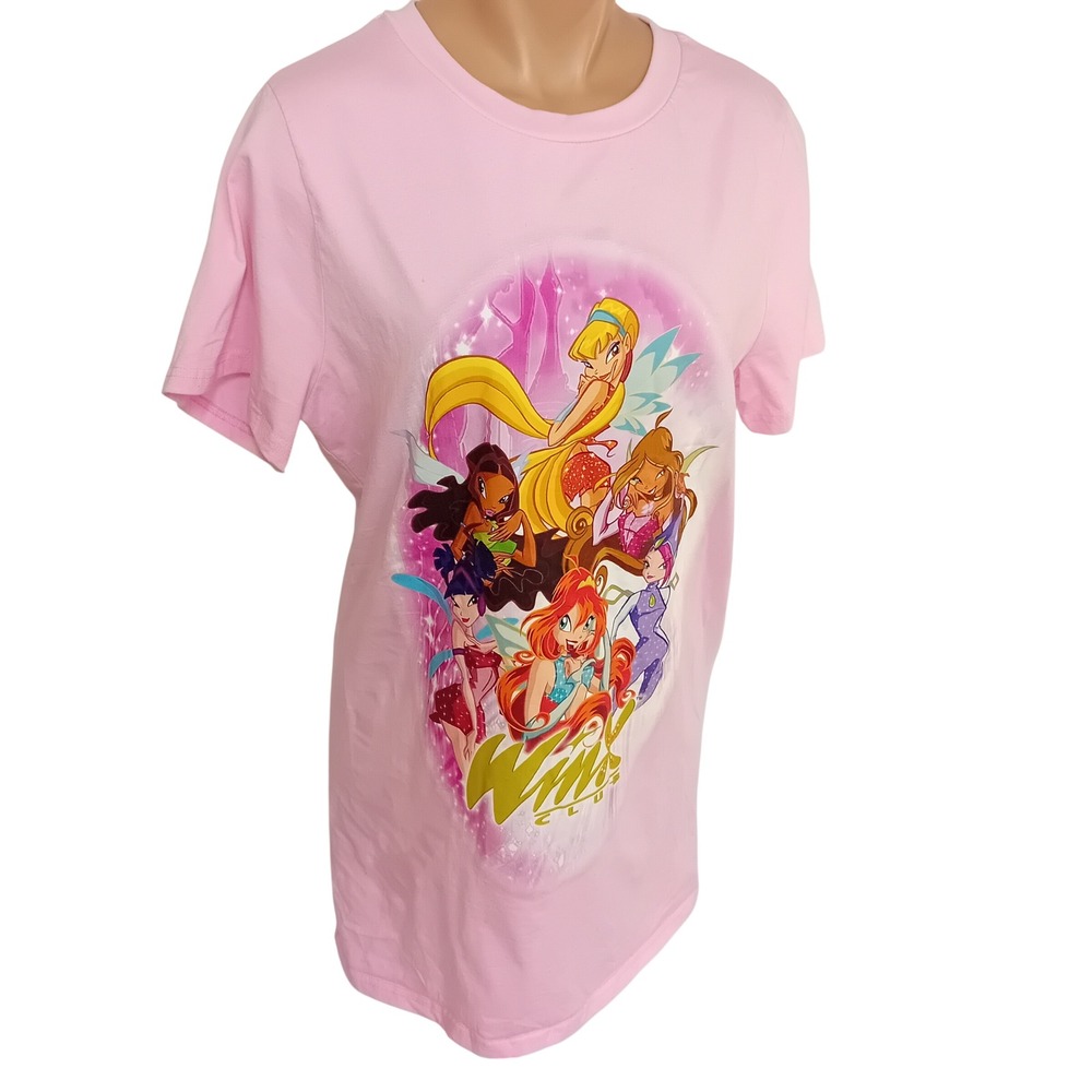 HTF DollsKill X Winx Club Graphic Tee Shirt Fairycore Kidcore Oversized Fits S/M